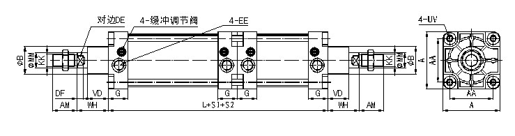 氣缸缸徑與理論輸出的計算氣動電磁閥廠家